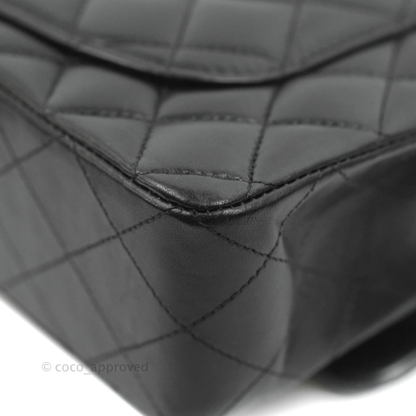 Chanel Small Classic Quilted Flap Black Lambskin Rose Gold Hardware
