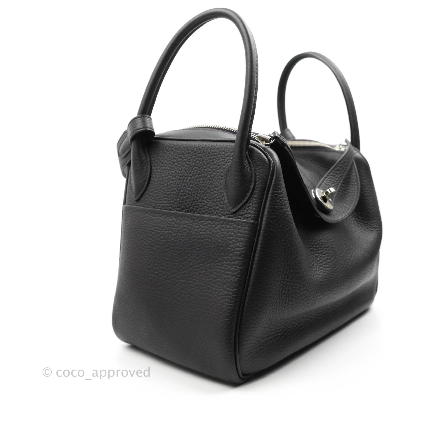 Hermès Lindy 30 Prunoir Clemence Palladium Hardware