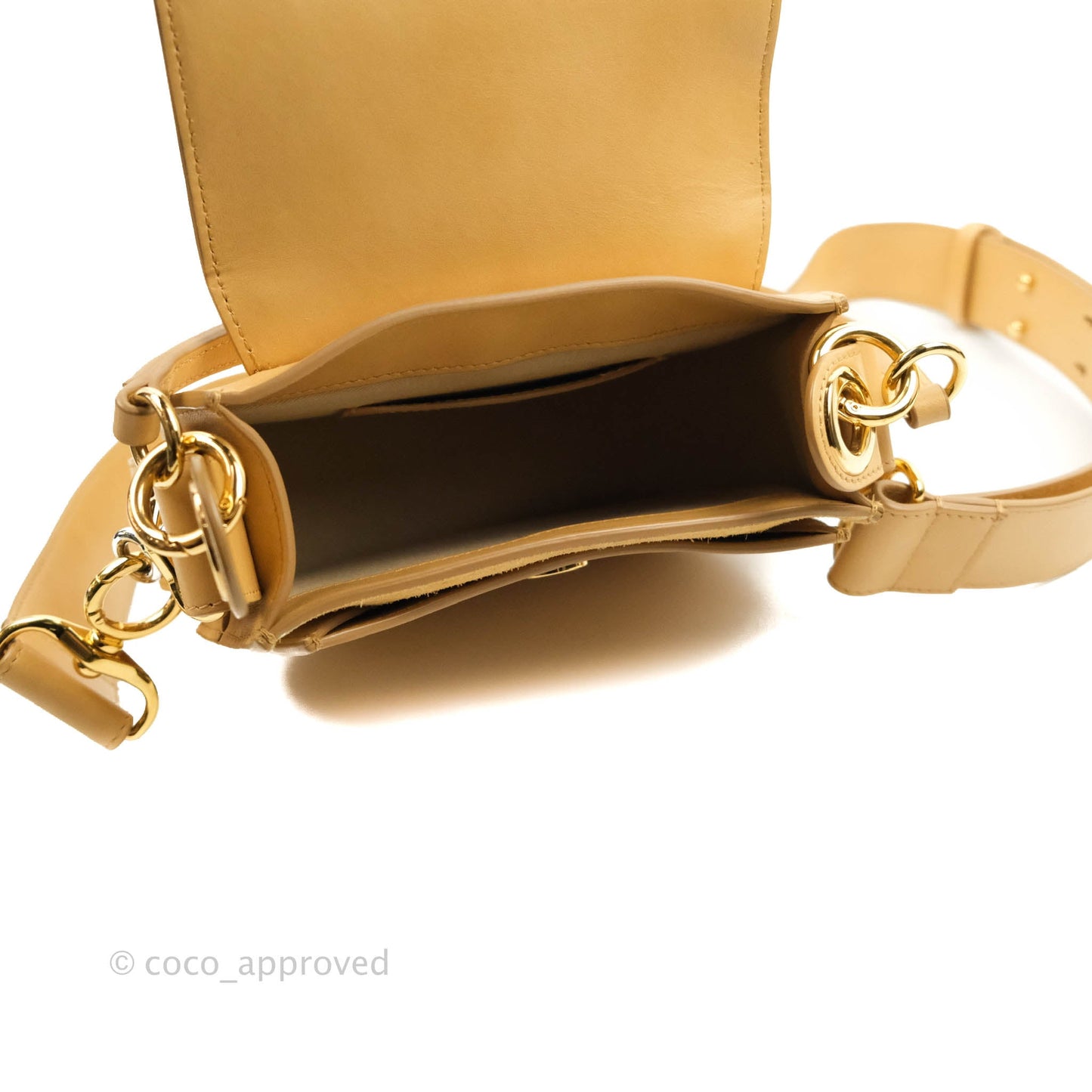 Chloé Small Tess Bag Beige Calfskin