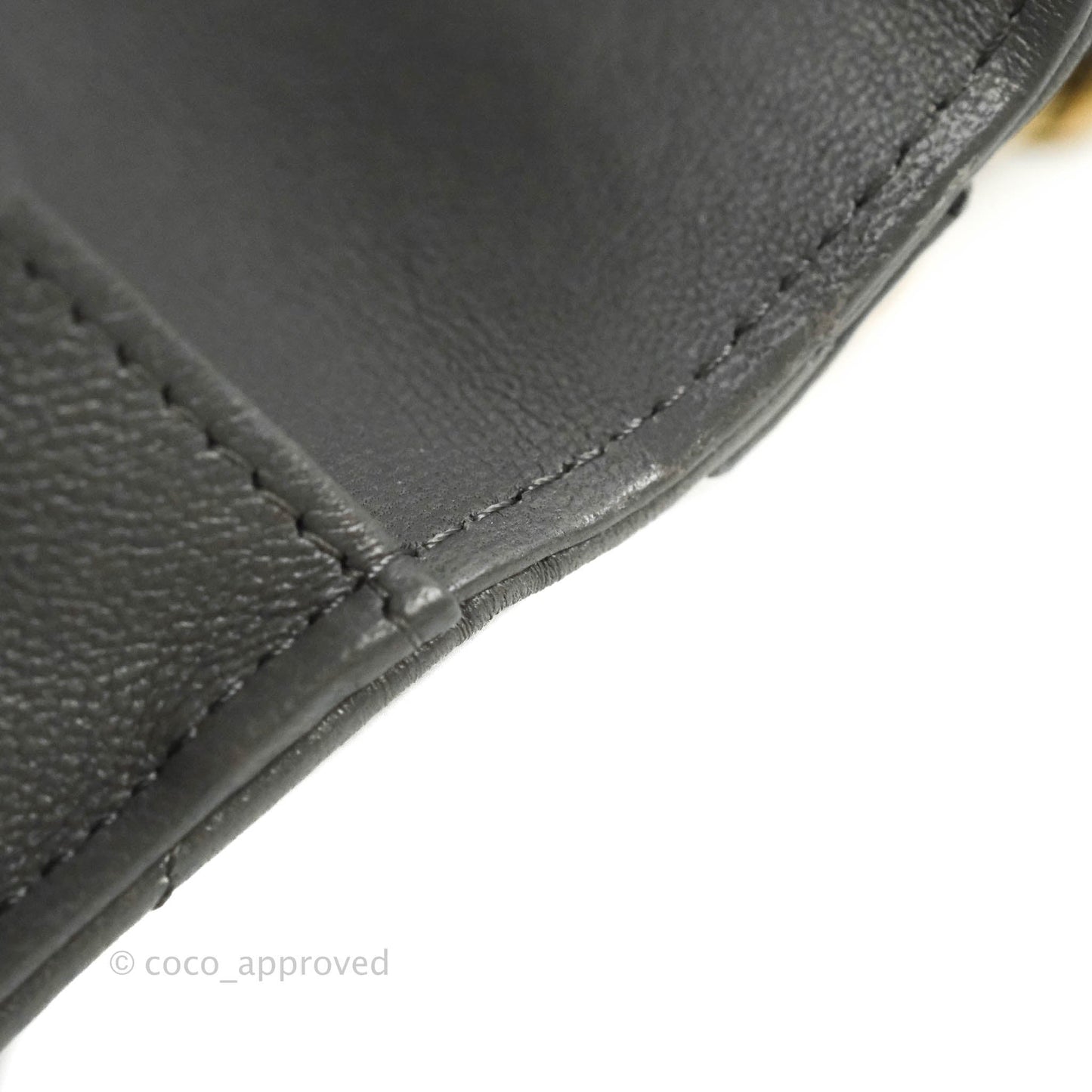 Chanel 19 Wallet on Chain WOC Dark Grey Lambskin Mixed Hardware