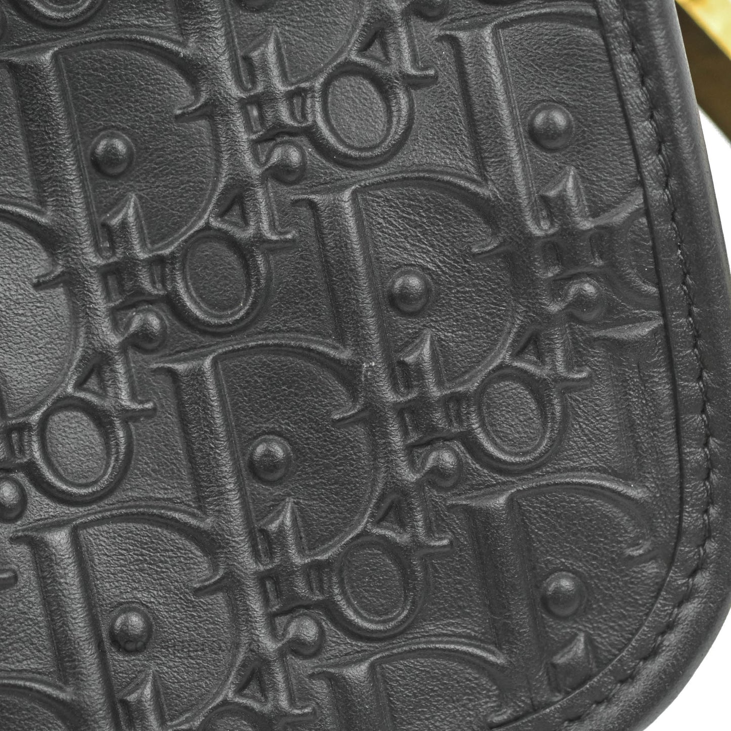 Dior Diorquake Clutch Black Oblique Embossed Calfskin