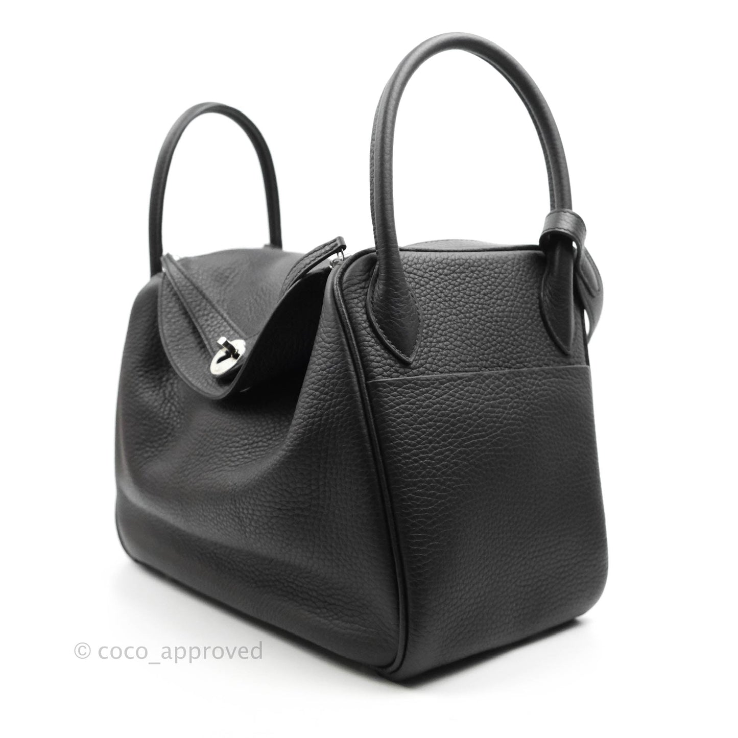 Hermès Lindy 30 Prunoir Clemence Palladium Hardware