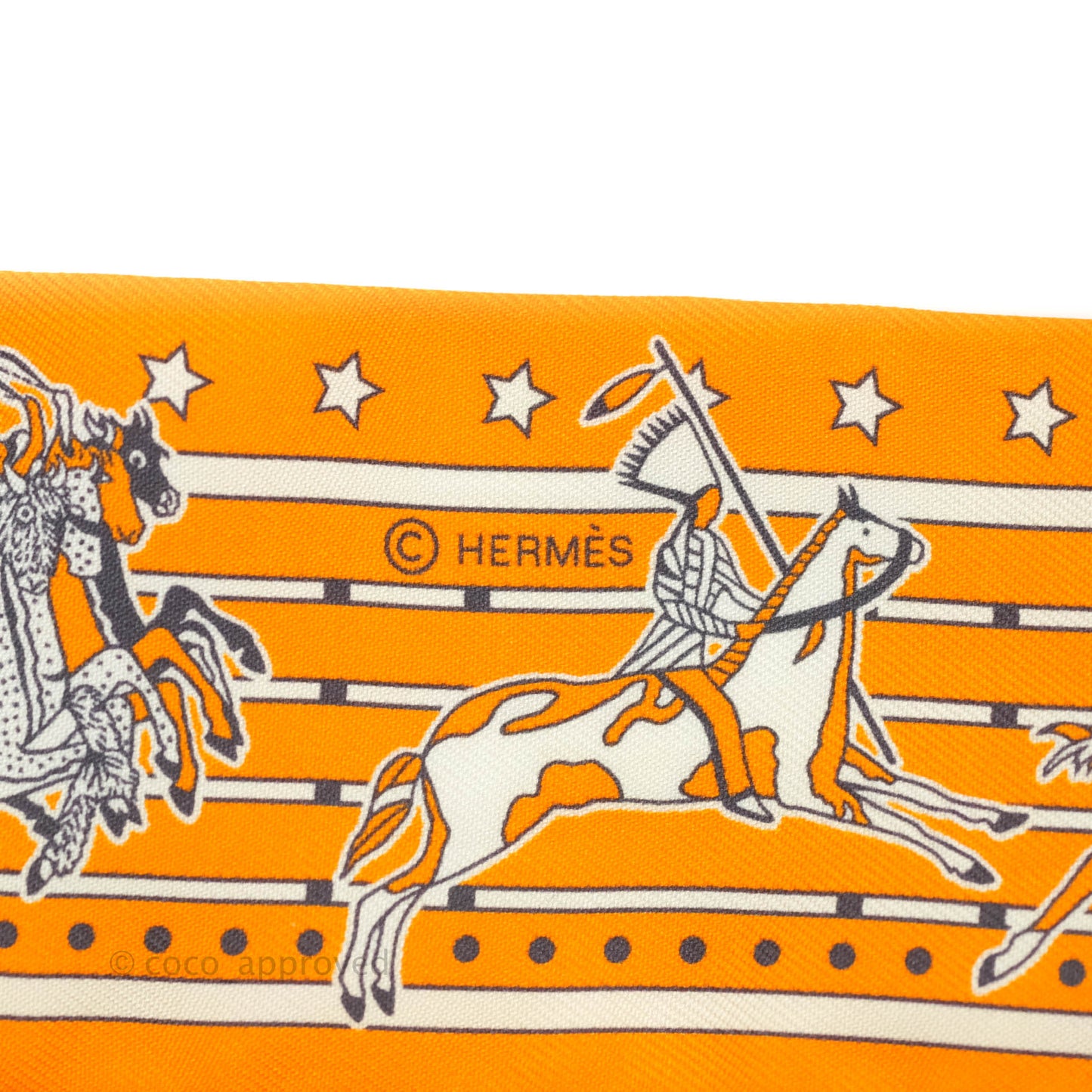 Hermès Pani La Shar Pawnee Silk Twilly