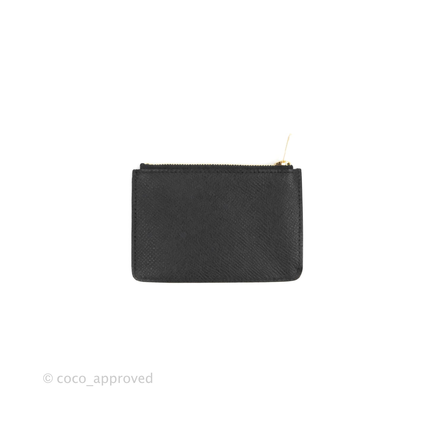 Hermès Constance Slim Wallet Black Epsom Rose Gold Hardware