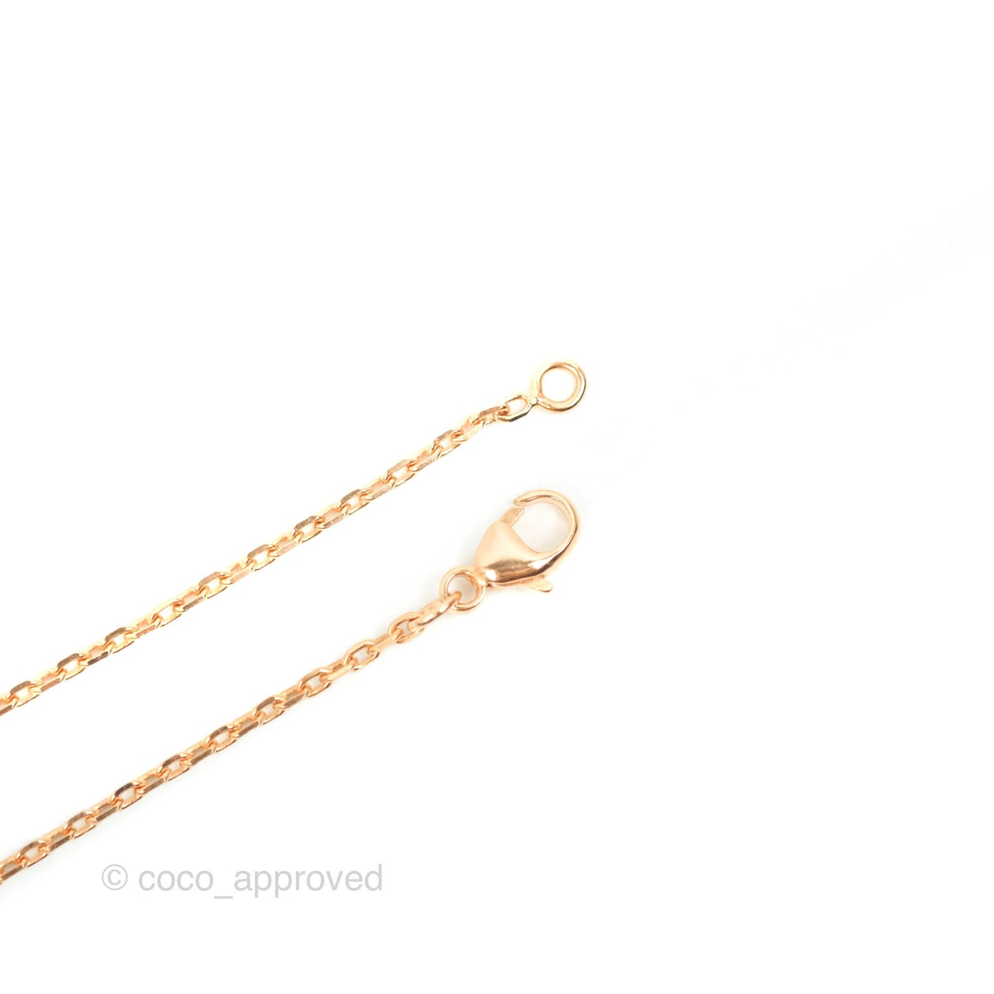 Hermès Mini Pop H Marron Glace Pendant Necklace Rose Gold Hardware