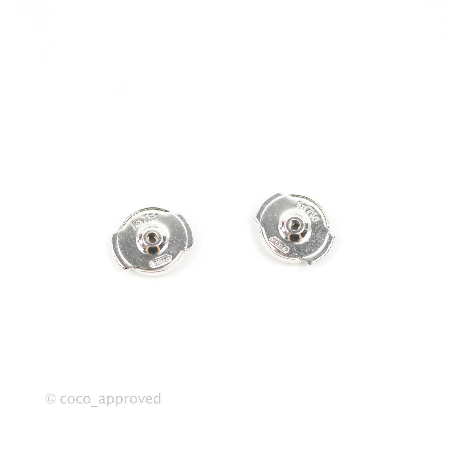 Van Cleef & Arpels Socrates Pierced earrings 18KWG White Gold