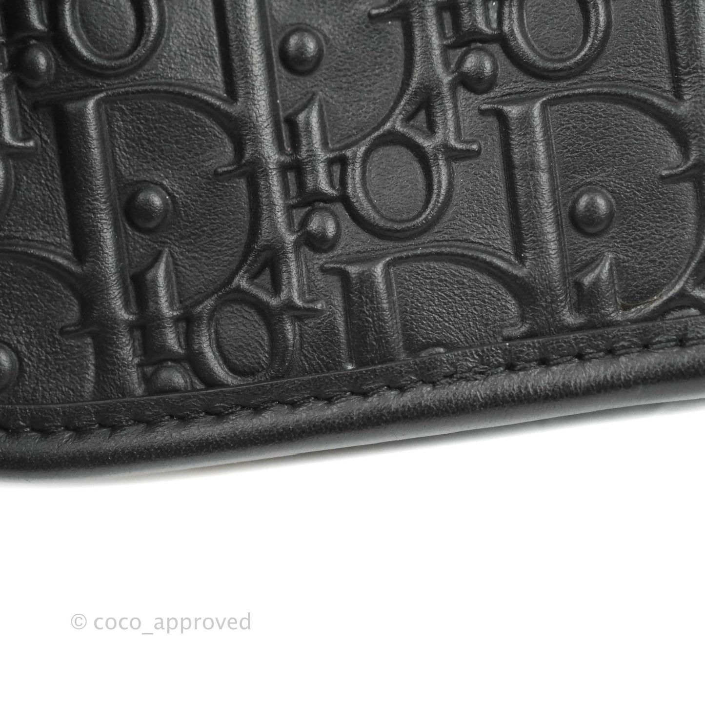 Dior Diorquake Clutch Black Oblique Embossed Calfskin