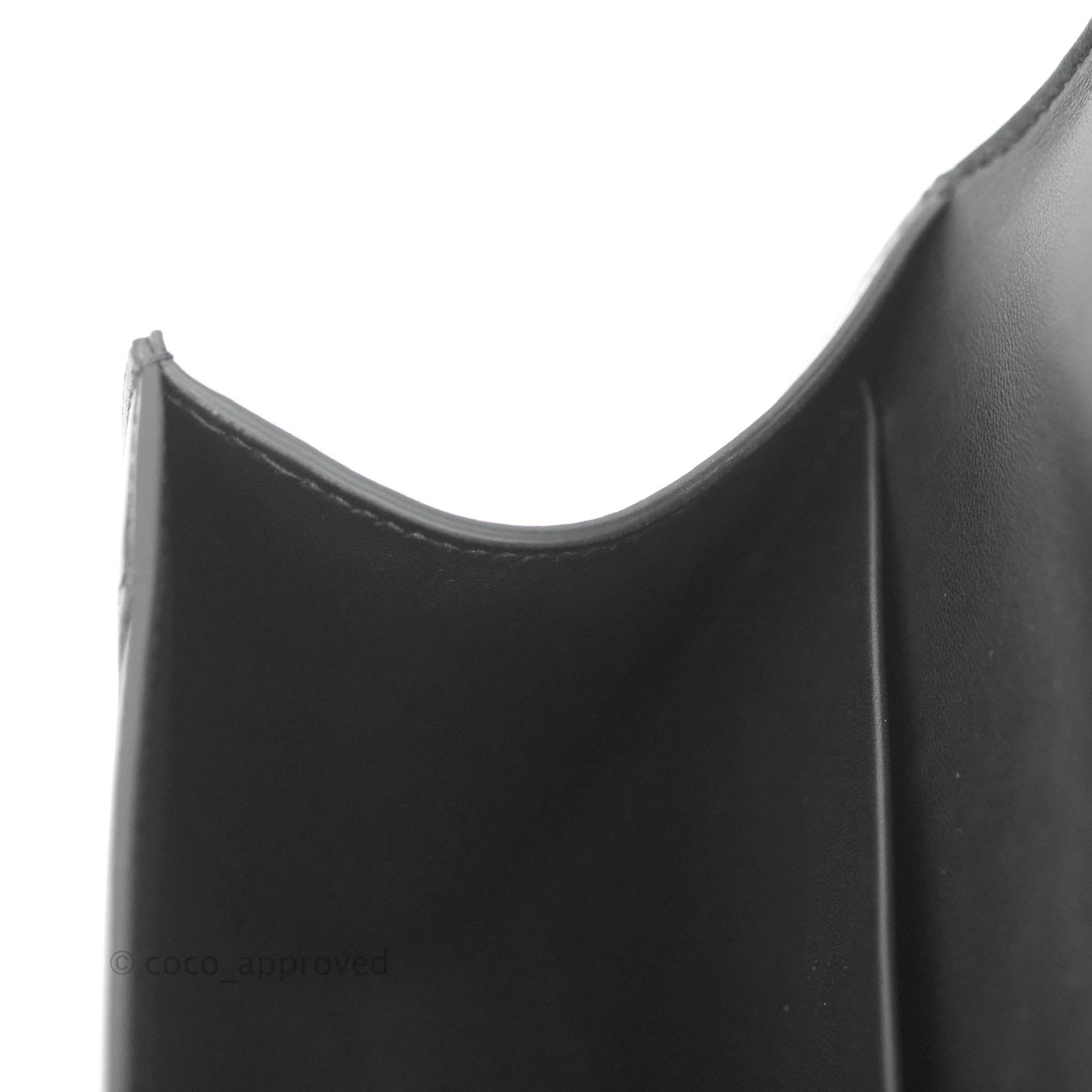 Celine Chain Bag Triomphe in Black Calfskin