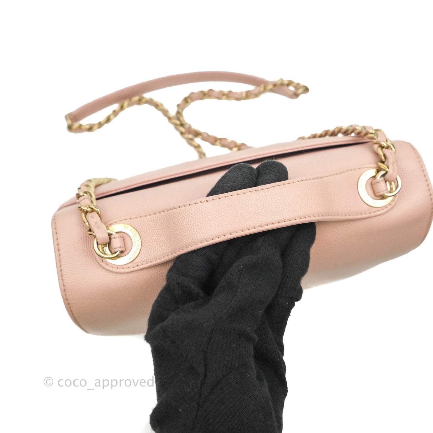 Chanel Quilted Medium Business Affinity Flap Pink Caviar Gold Hardware