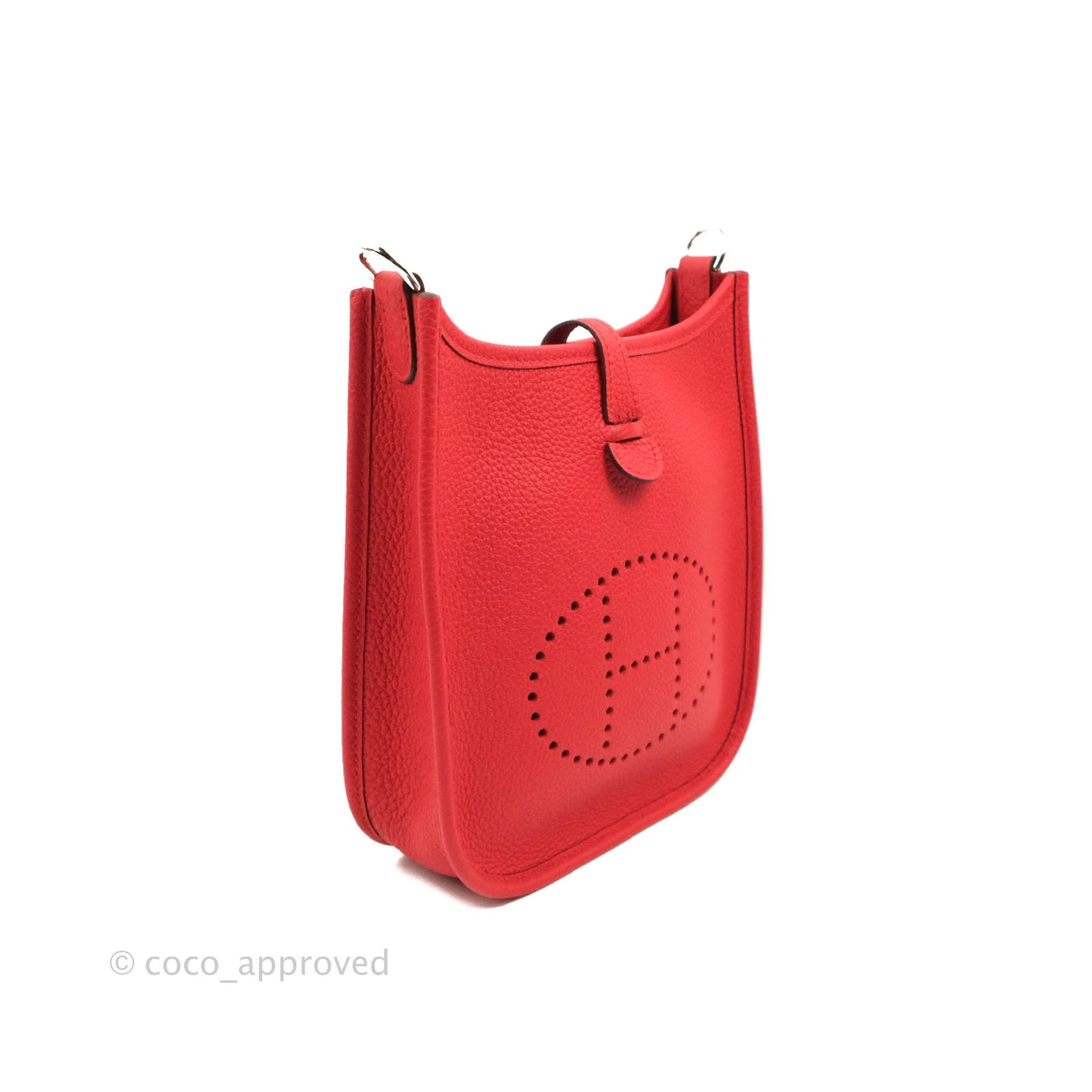 Hermès Mini Evelyne 16 Coeur/Coeu-Frid Amazone Taurillon Palladium Hardware
