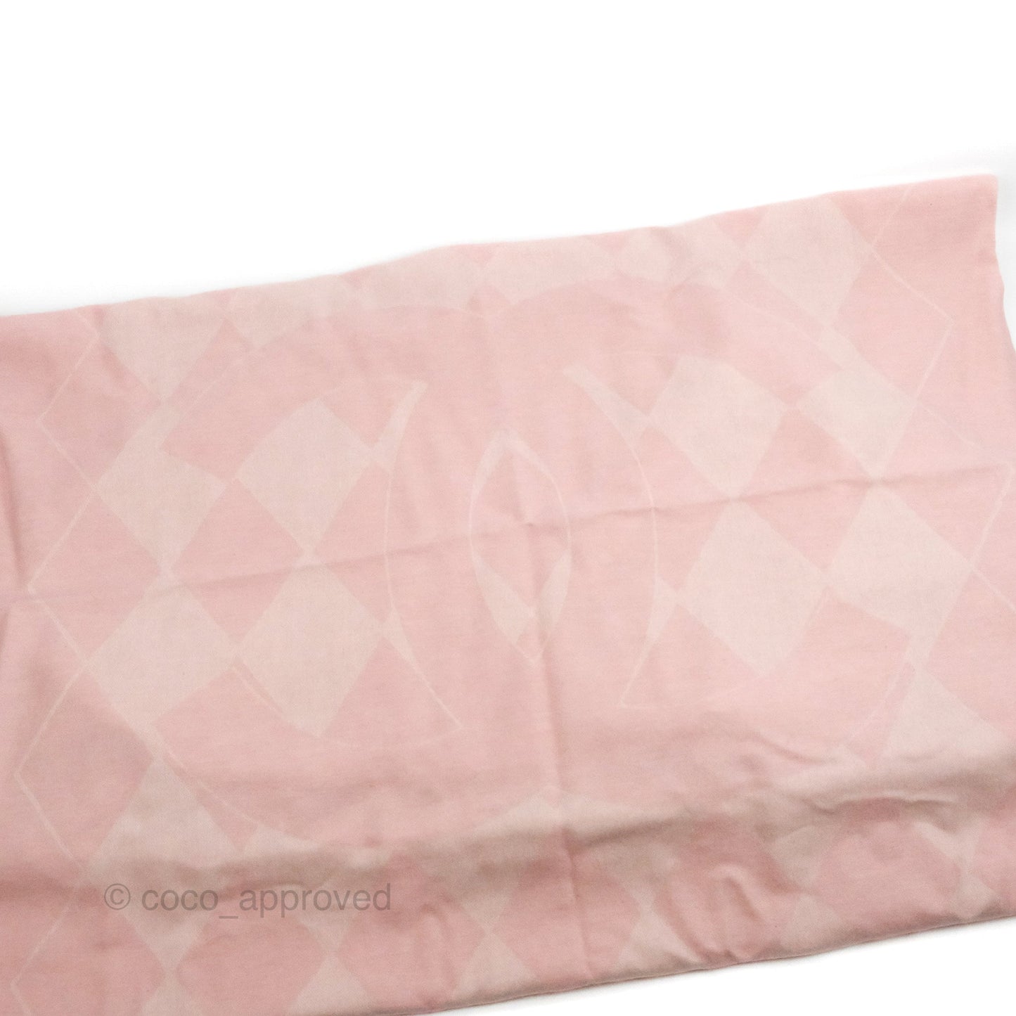 Chanel Cashmere Fringe Scarf Pink
