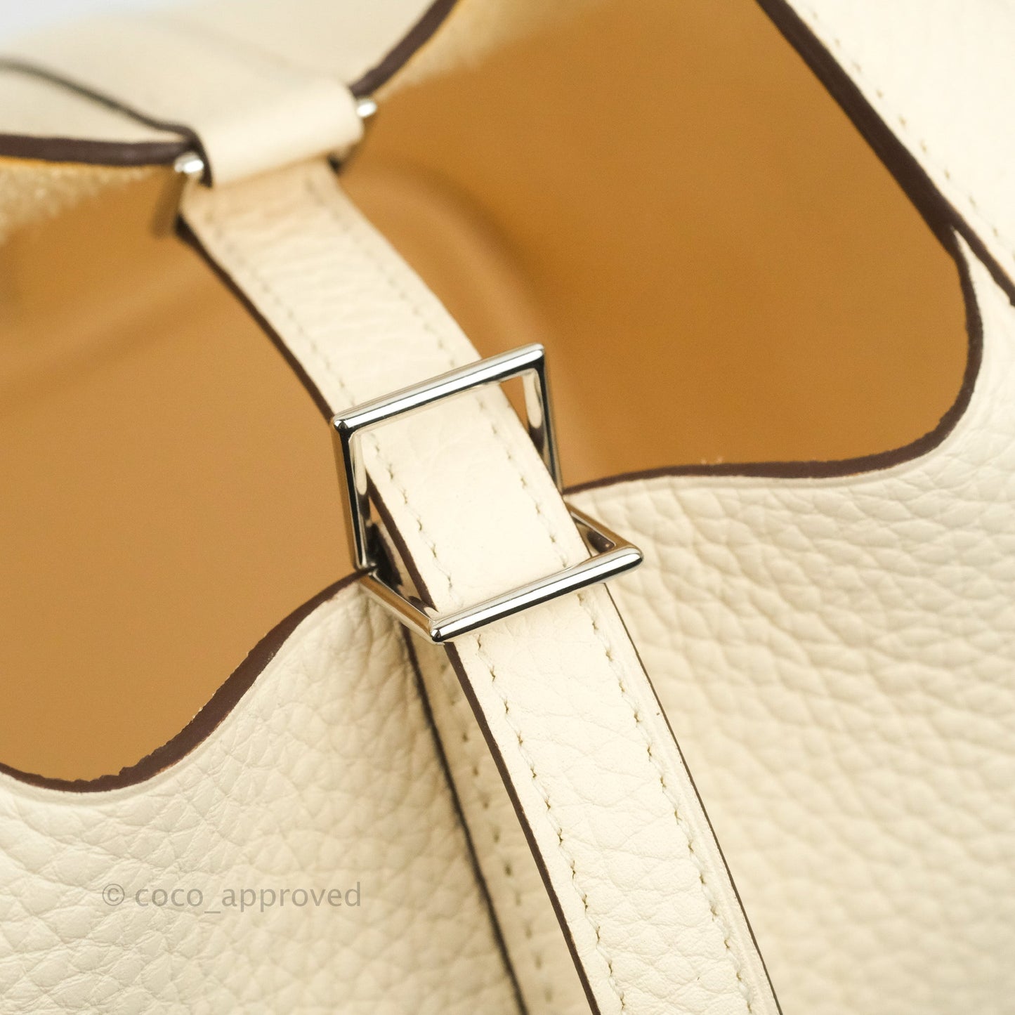 Hermès Picotin Lock 18 I2 Nata Clemence Silver Hardware