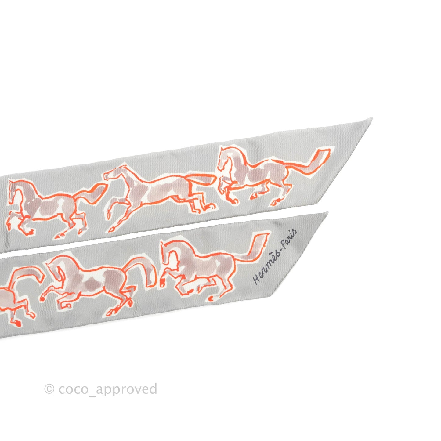 Hermès Silk Chevaux en Liberte Twilly