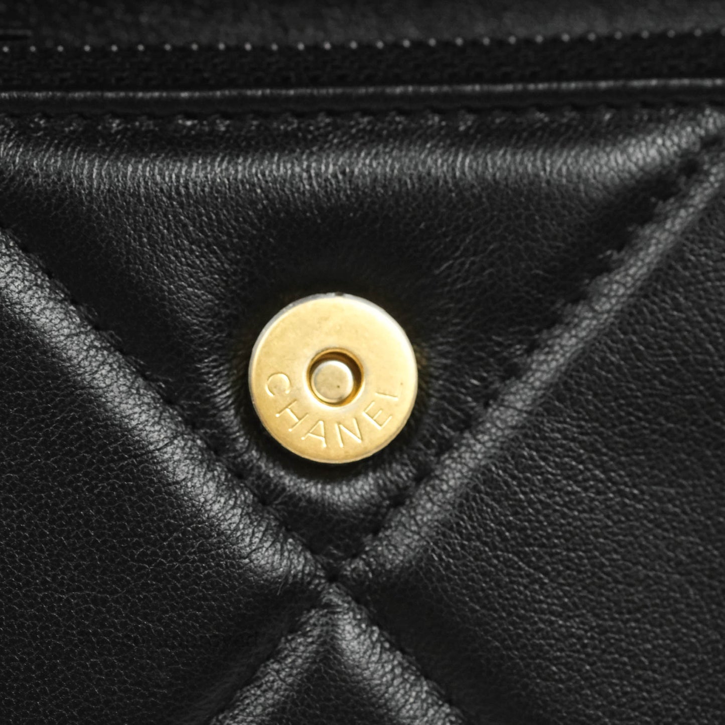 Chanel 19 Clutch With Chain Black Mixed Hardware