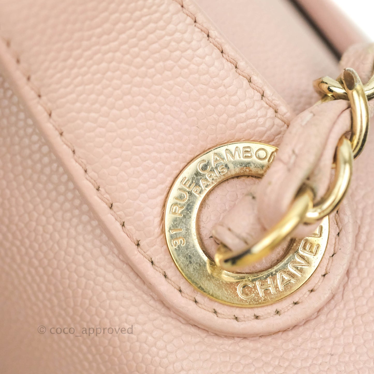 Chanel Quilted Medium Business Affinity Flap Pink Caviar Gold Hardware