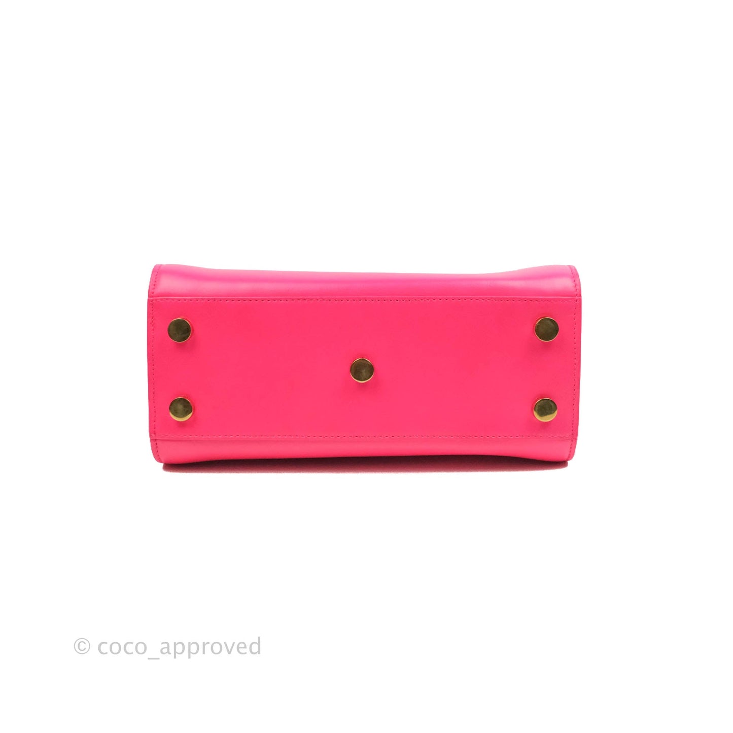 Saint Laurent Nano Classic Sac De Jour Neo Pink Smooth Calfskin Gold Hardware