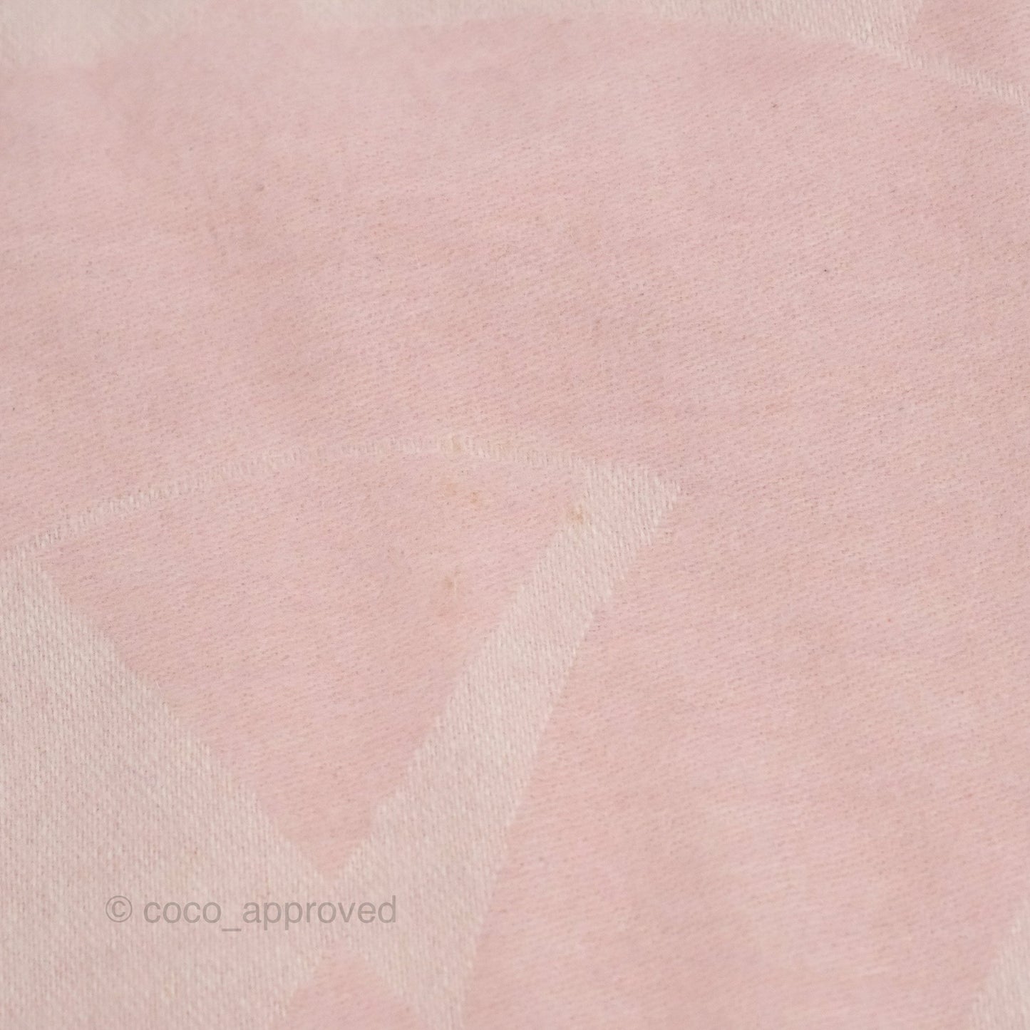 Chanel Cashmere Fringe Scarf Pink
