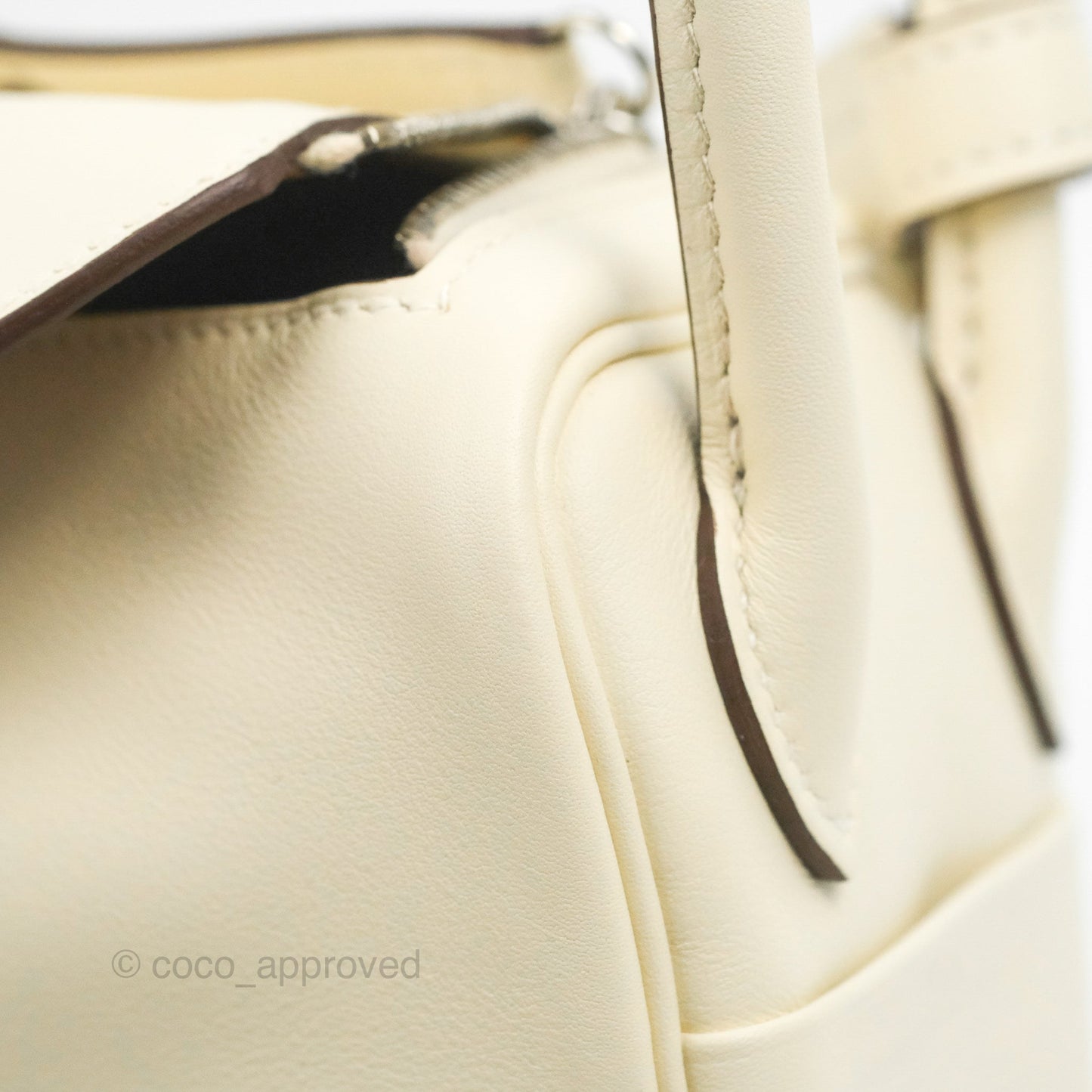 Hermès Mini Lindy 20 Nata I2 Sesame 2S Swift Palladium Hardware