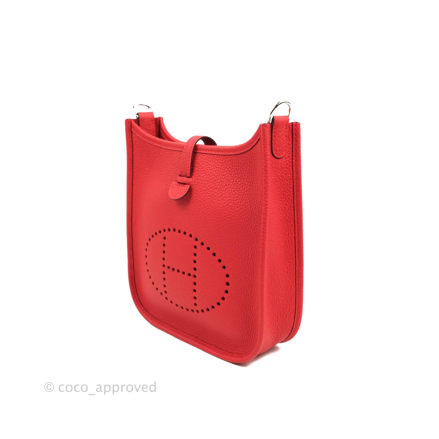 Hermès Mini Evelyne 16 Coeur/Coeu-Frid Amazone Taurillon Palladium Hardware