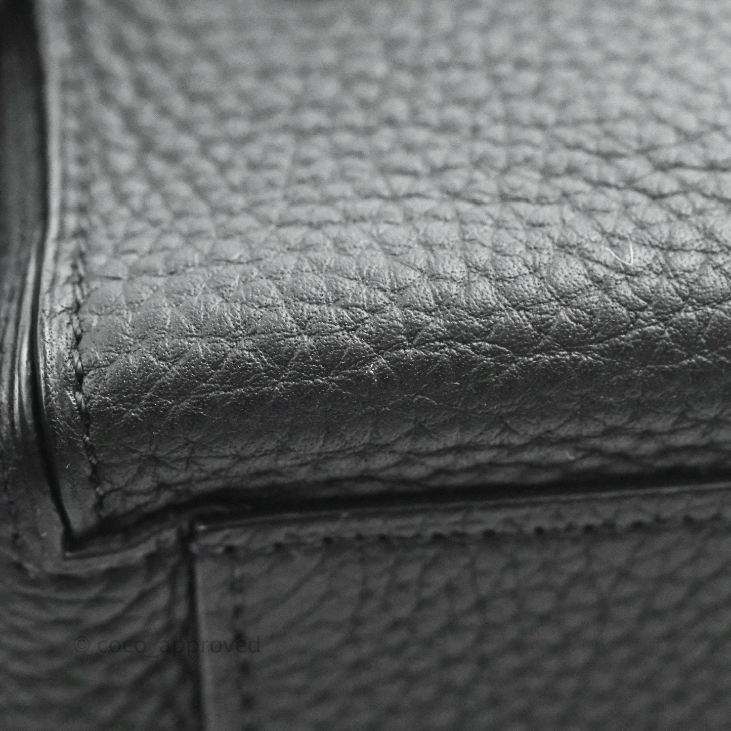 Delvaux Cool Box Nano Taurillon Soft Grained Calfskin Black Gold Hardware