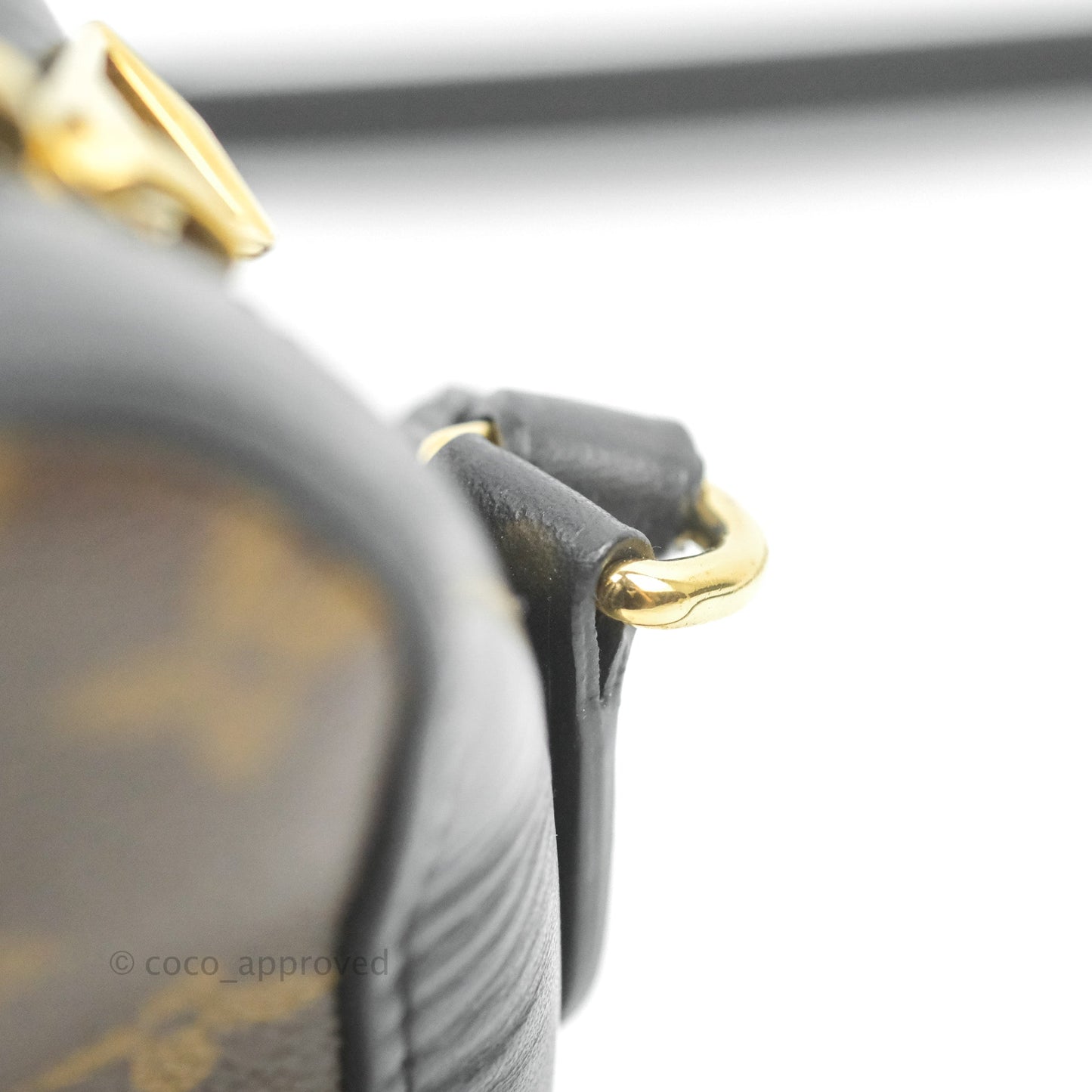 Louis Vuitton Saintonge Crossbody Bag Monogram Black