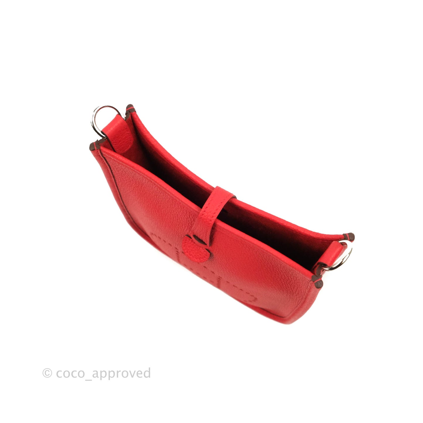 Hermès Mini Evelyne 16 Coeur/Coeu-Frid Amazone Taurillon Palladium Hardware
