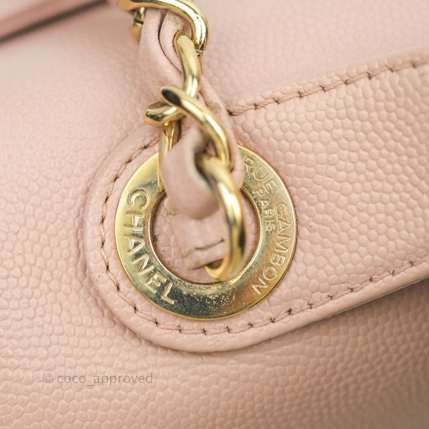 Chanel Quilted Medium Business Affinity Flap Pink Caviar Gold Hardware