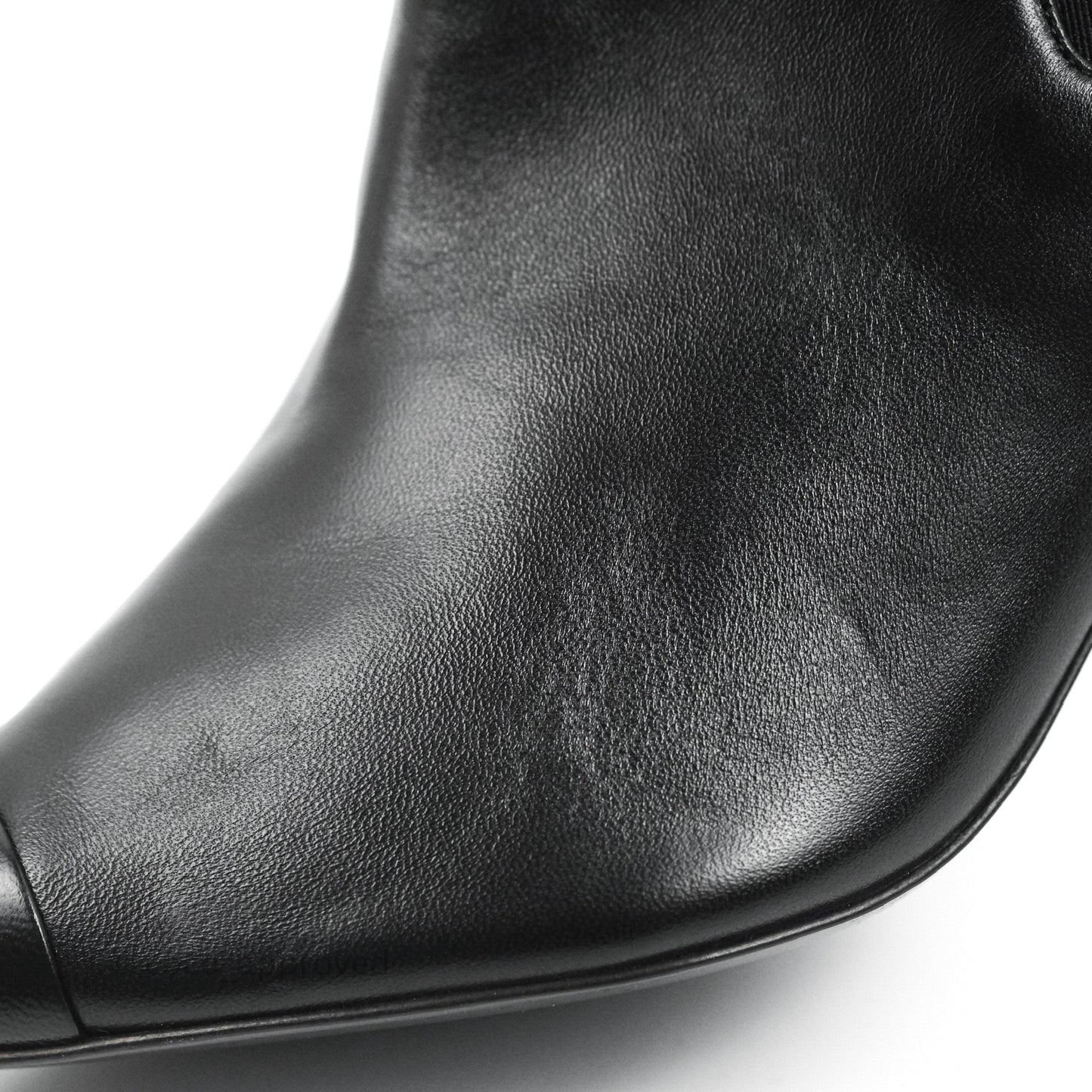 Chanel Leather Boots Black Size 39C