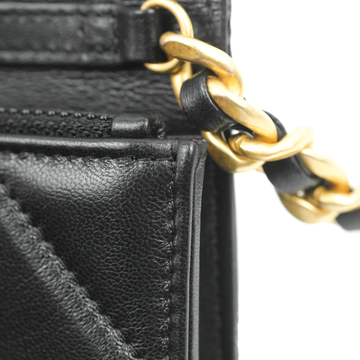 Chanel 19 Mini Clutch with Chain Black Lambskin Mixed Hardware