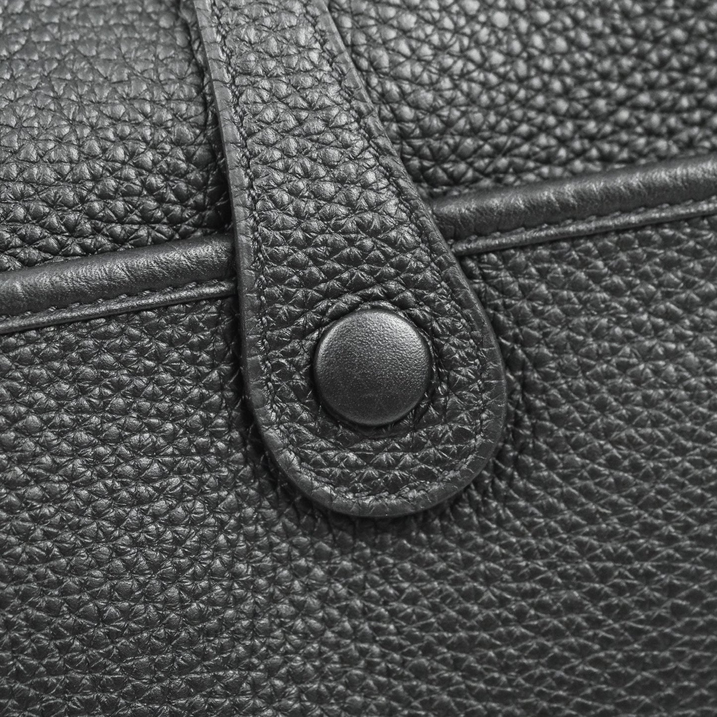 Hermes Evelyne III 29 Black Clemence Silver Hardware
