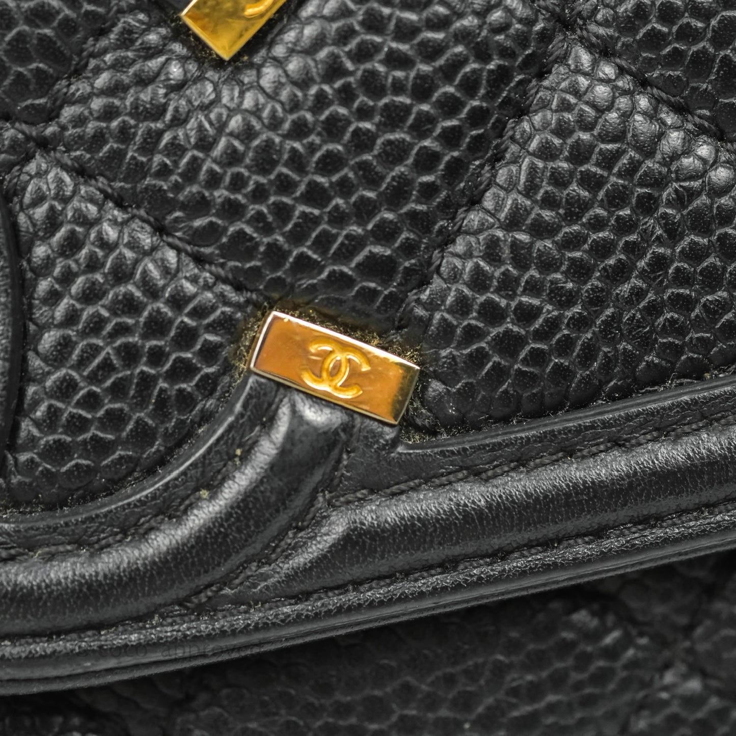Chanel Quilted Small CC Filigree Flap Black Caviar