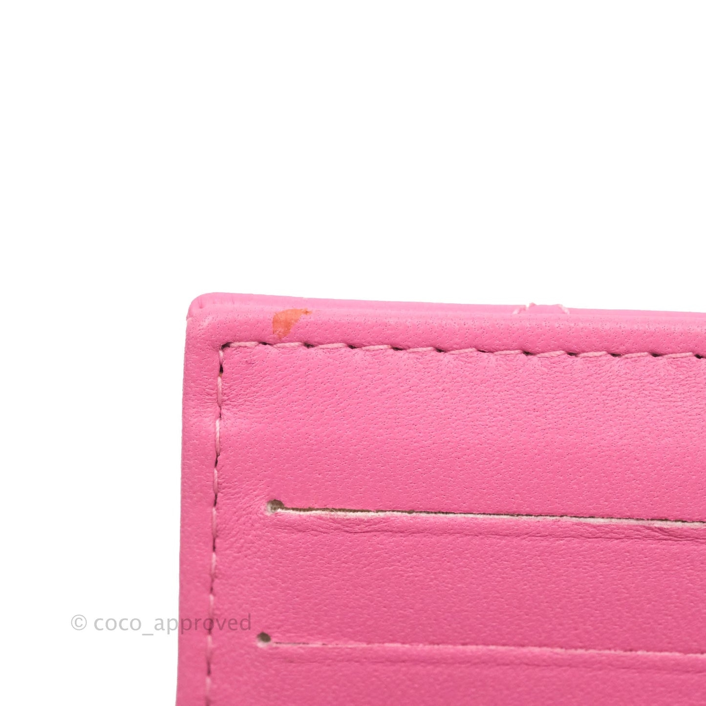 Chanel Classic Flap Wallet Pink Lambskin Silver Hardware
