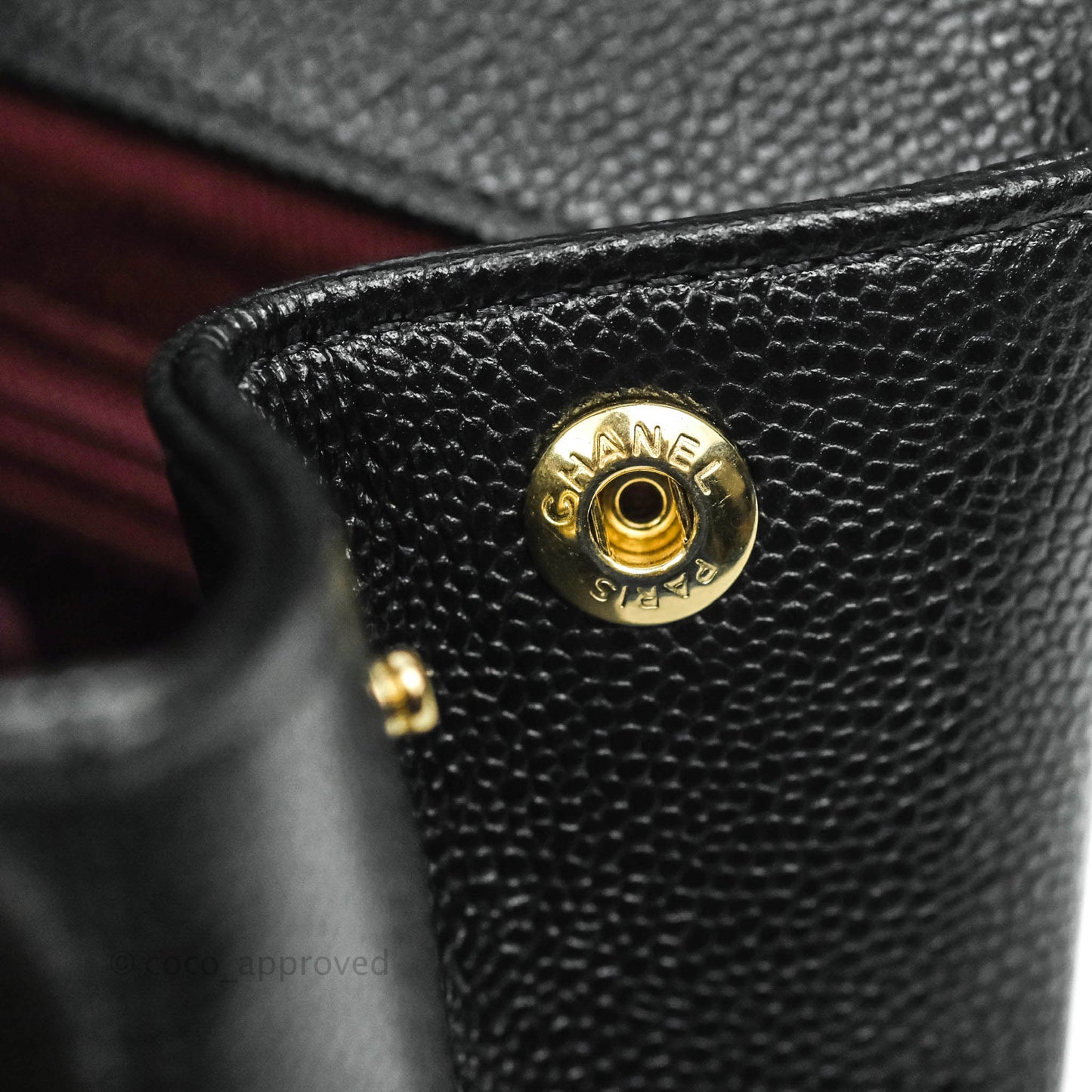 Chanel Small Business Affinity Flap Bag Black Caviar Gold Hardware