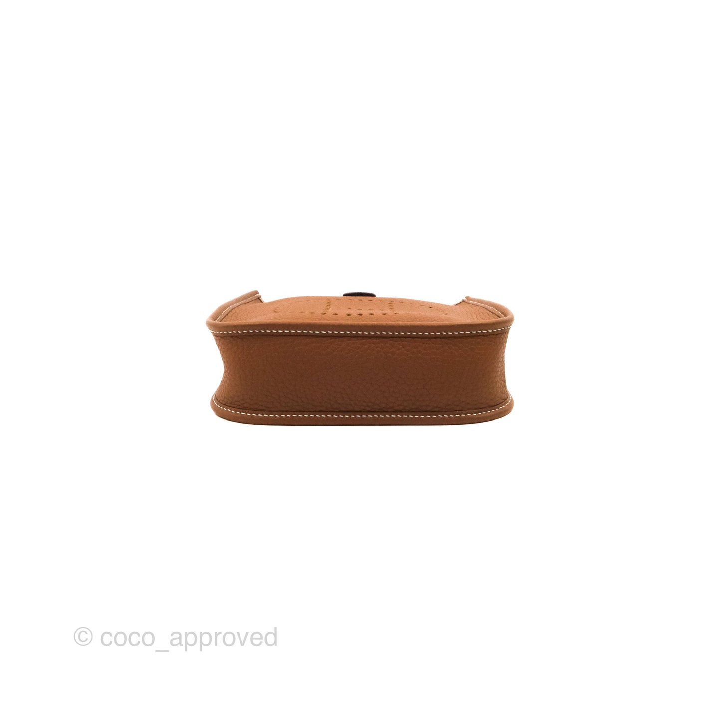 Hermès Mini Evelyne 16 Gold Clemence Palladium Hardware