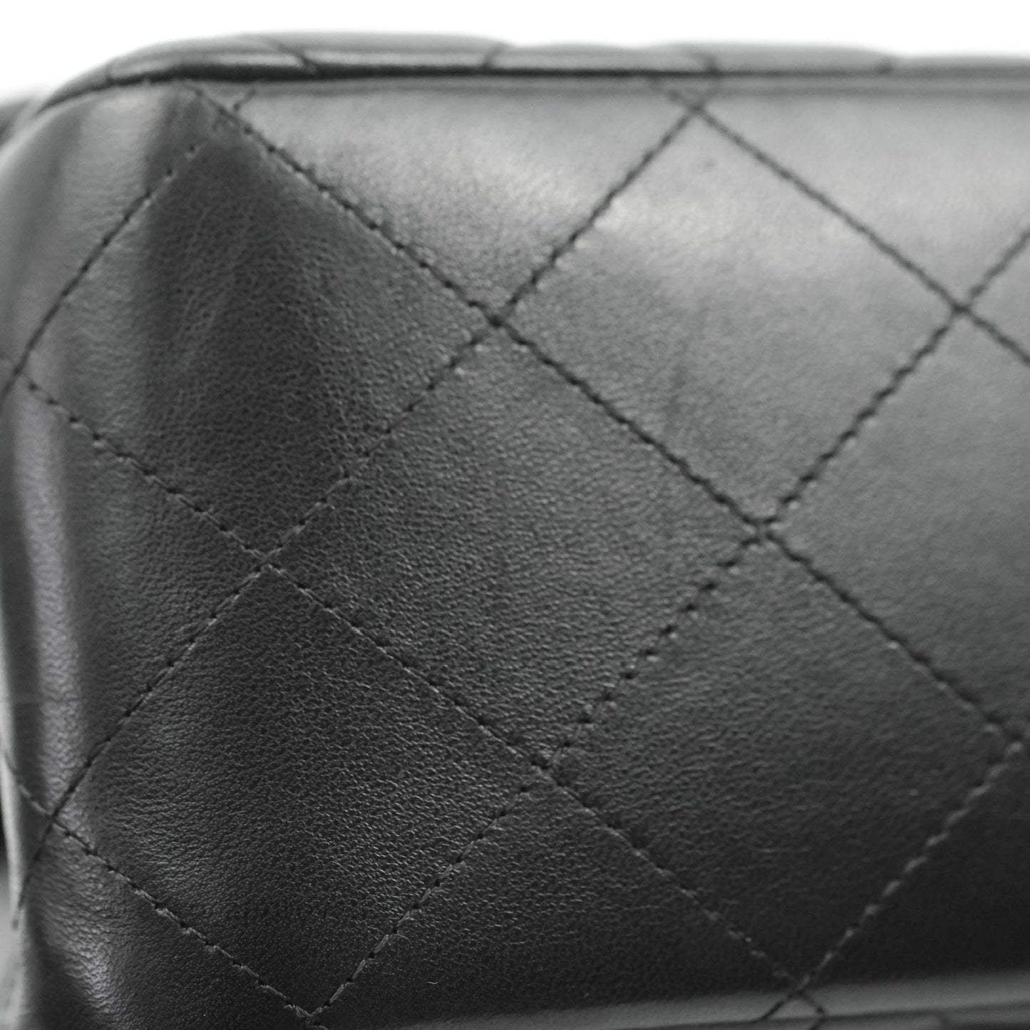 Chanel Jumbo Double Flap Black Lambskin Silver Hardware⁣⁣