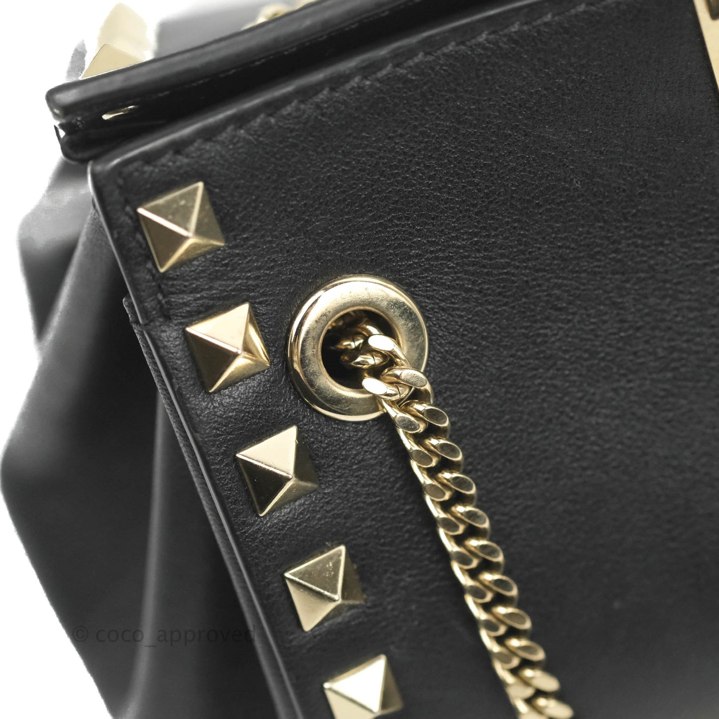 Valentino Garavani Mini Rockstud Shoulder Bag Black