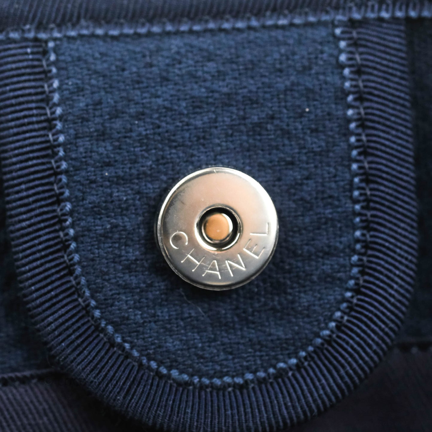 Chanel Canvas Deauville Medium Navy