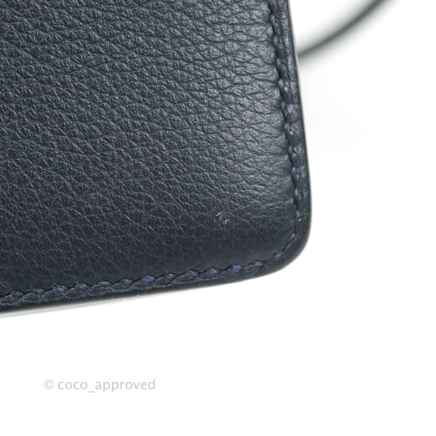 Hermès Roulis Mini 18 Bleu Nuit Evercolor Palladium Hardware