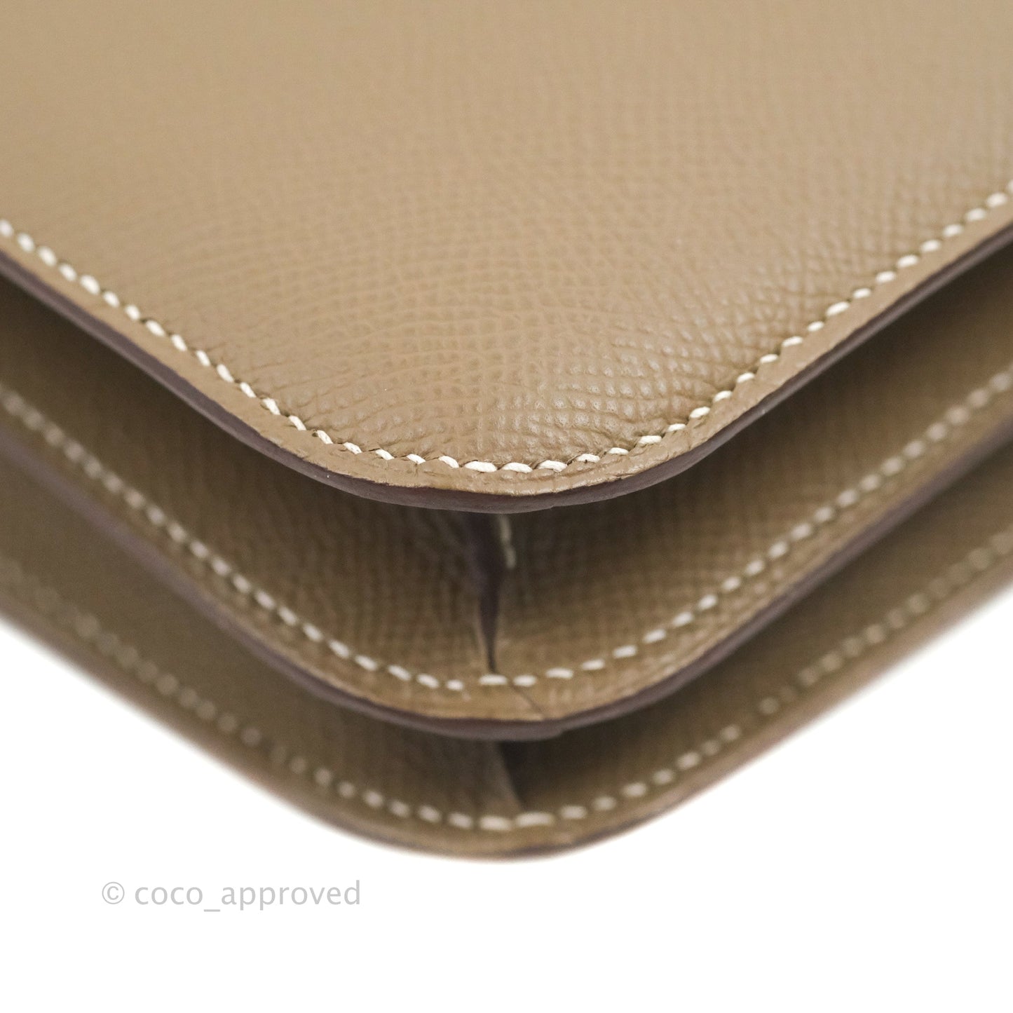 Hermès Constance Mini 18cm Etoupe Epsom Palladium Hardware