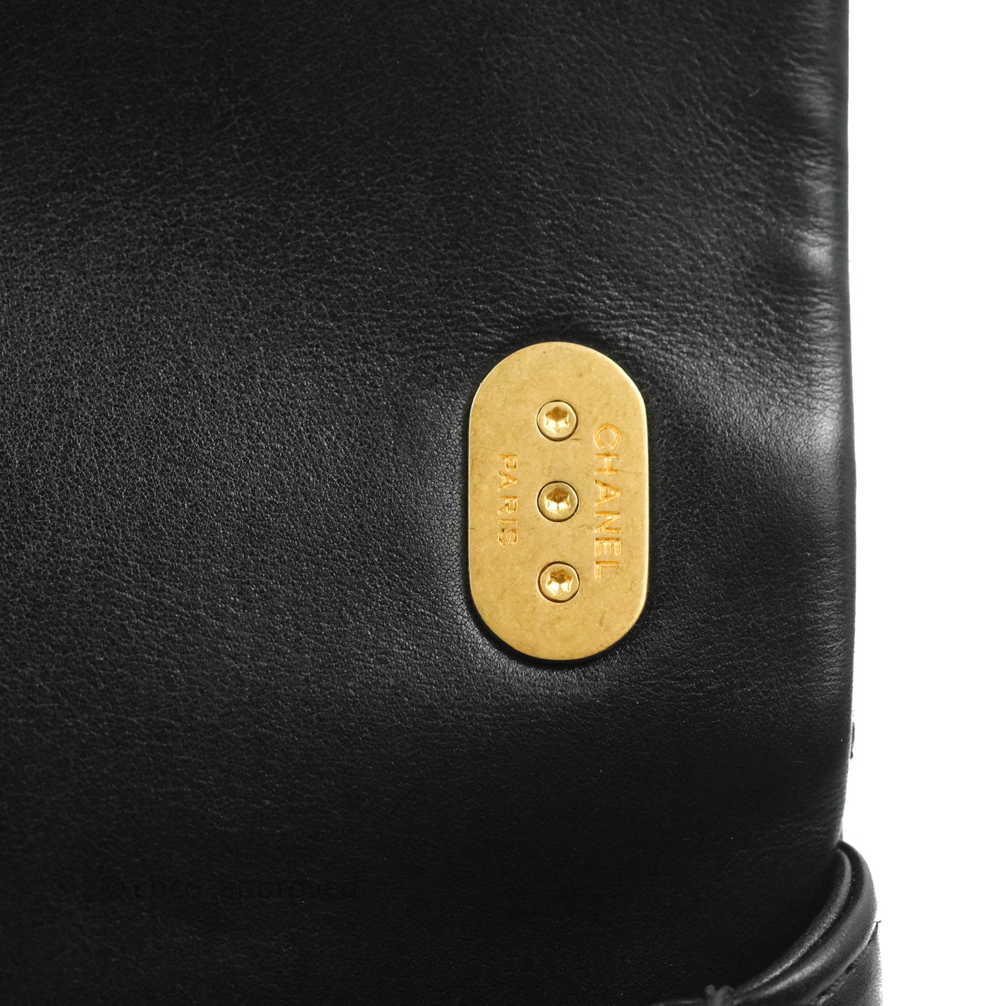 Chanel Quilted Small Crystal Pearls Flap Black Calfskin Gold Hardware 20K