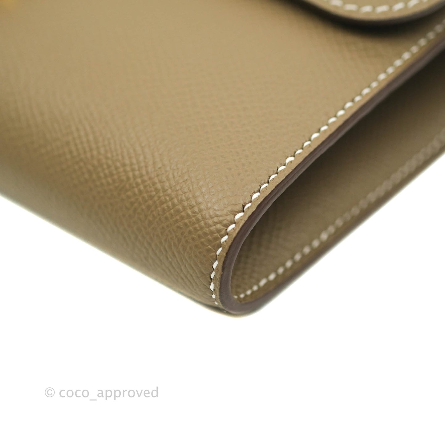 Hermès Constance Long To Go Wallet Epsom Gold Hardware
