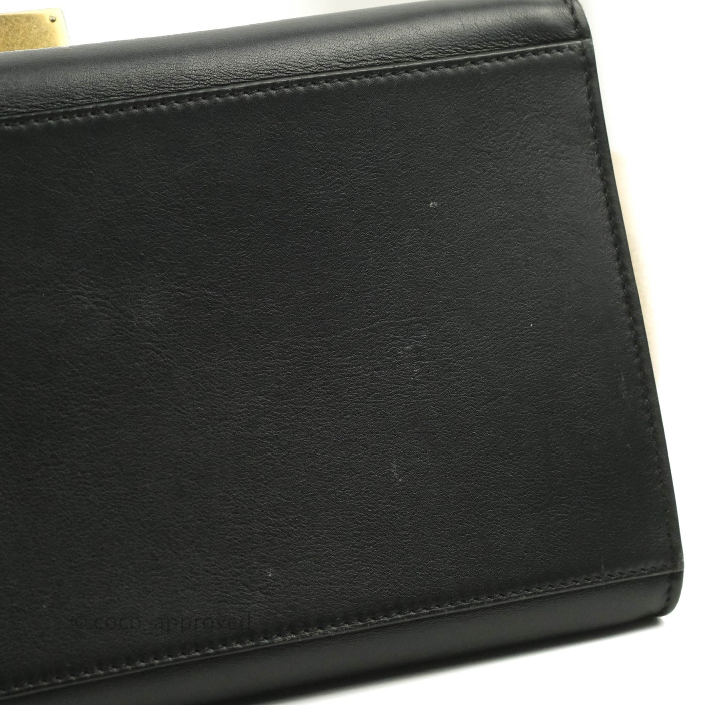 Celine Small Sleek Calfskin Tri-Color Trapeze Ivory Black Raffia