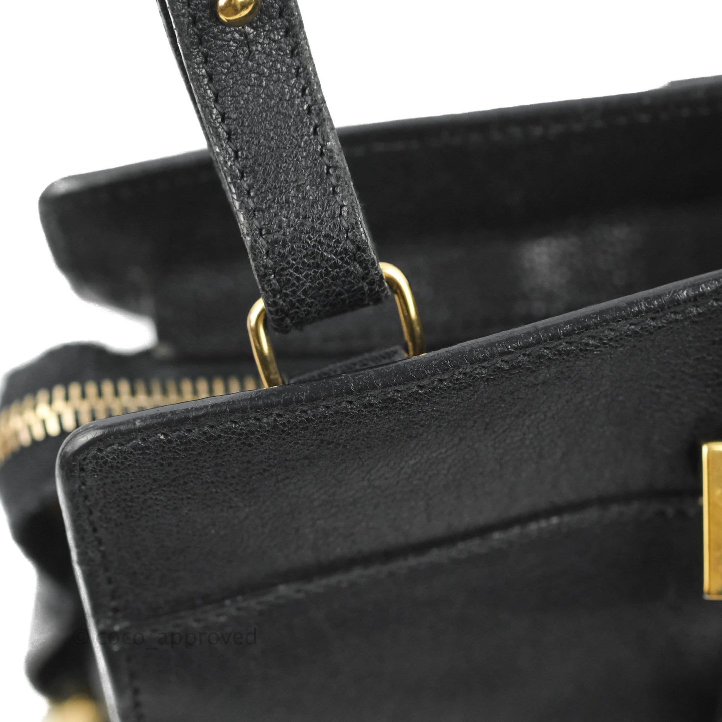 Saint Laurent Cabas Chyc Dark Navy Gold Hardware