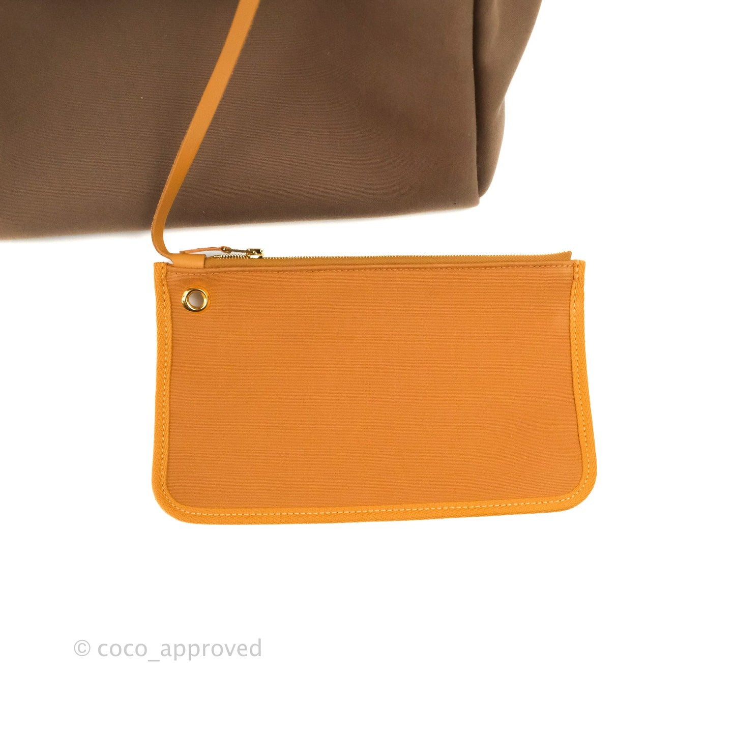 Hermès Herbag Retourne Zip 31 Etoupe-Dune/ Naturel Sable Canvas Gold Hardware