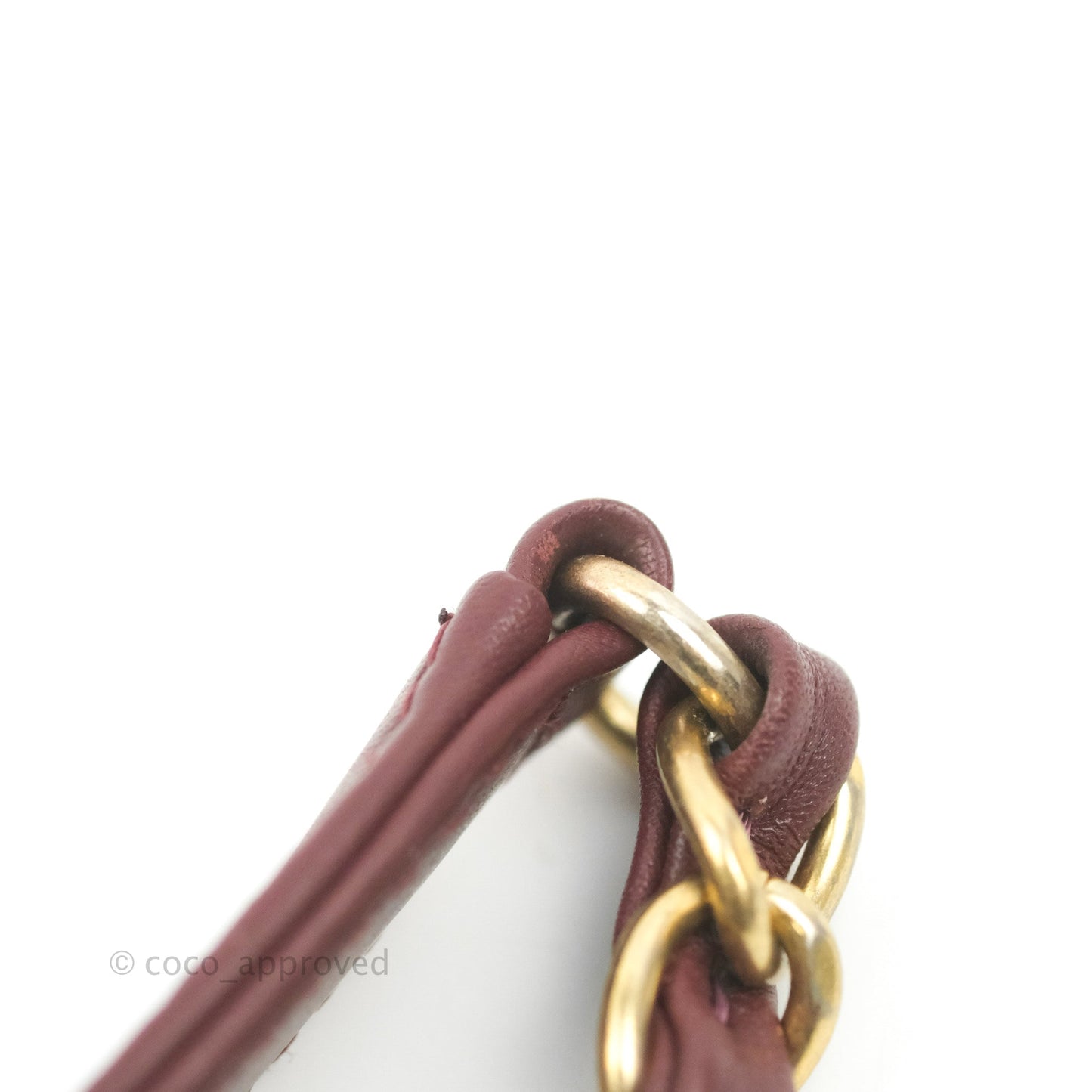 Chanel Quilted Medium CC Filigree Flap Burgundy Black Caviar