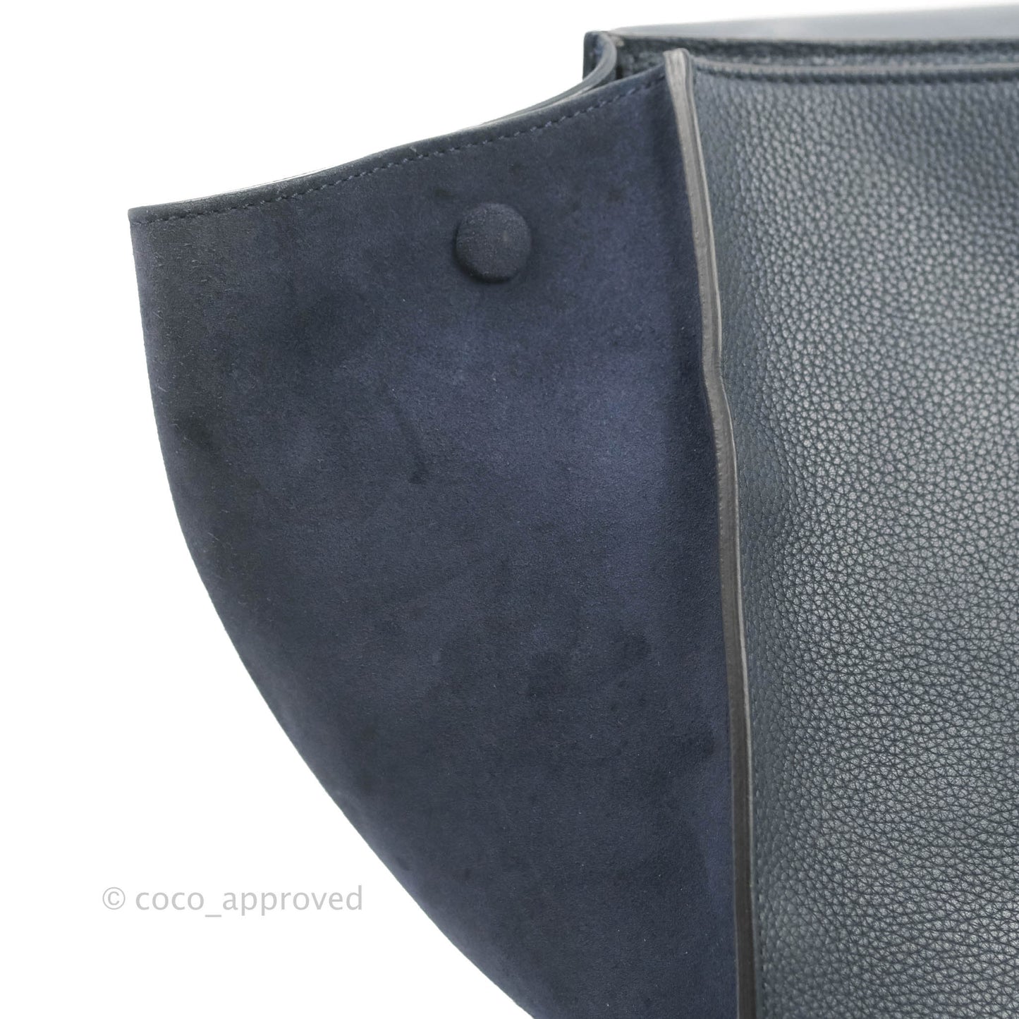 Celine Small Sleek Trapeze Navy Calfskin