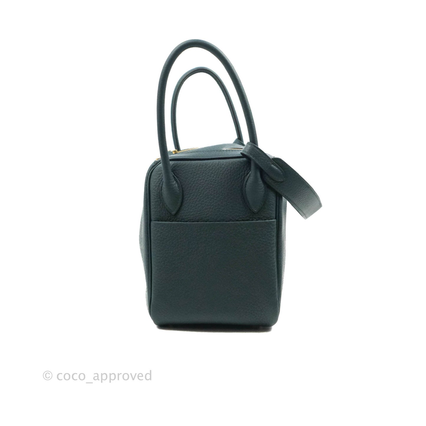 Hermès Lindy 26 Vert Cypress Clemence Gold Hardware