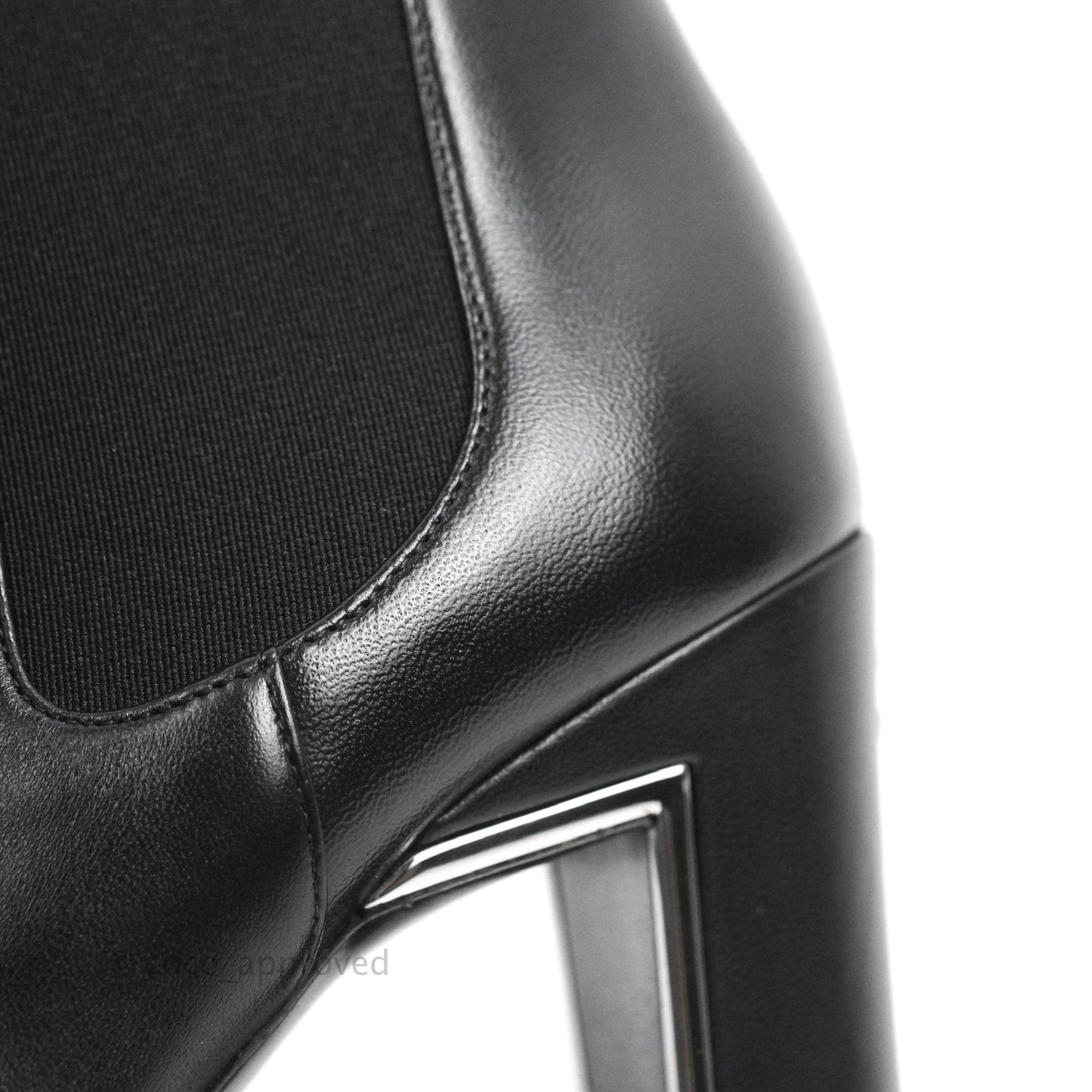 Chanel Leather Boots Black Size 39C
