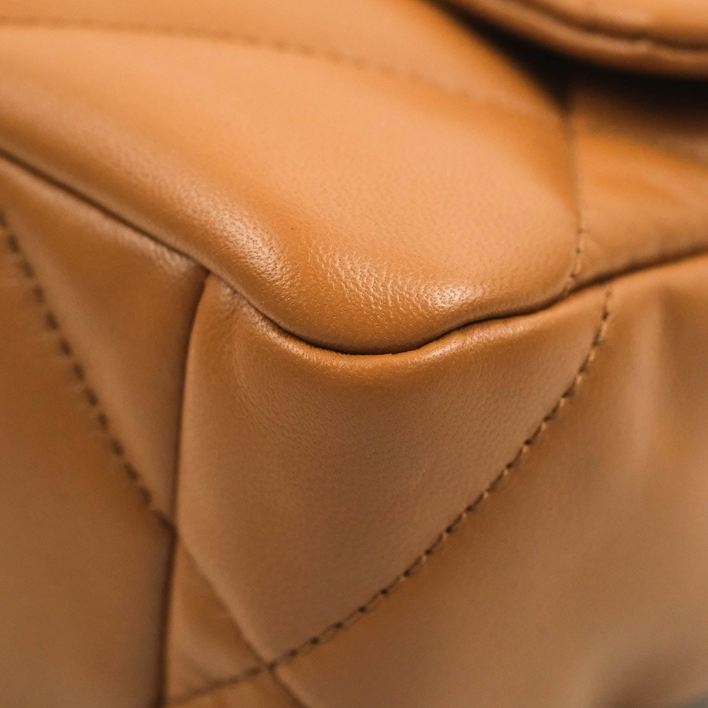 Chanel 19 Small Caramel Dark Beige Lambskin Mixed Hardware 21K