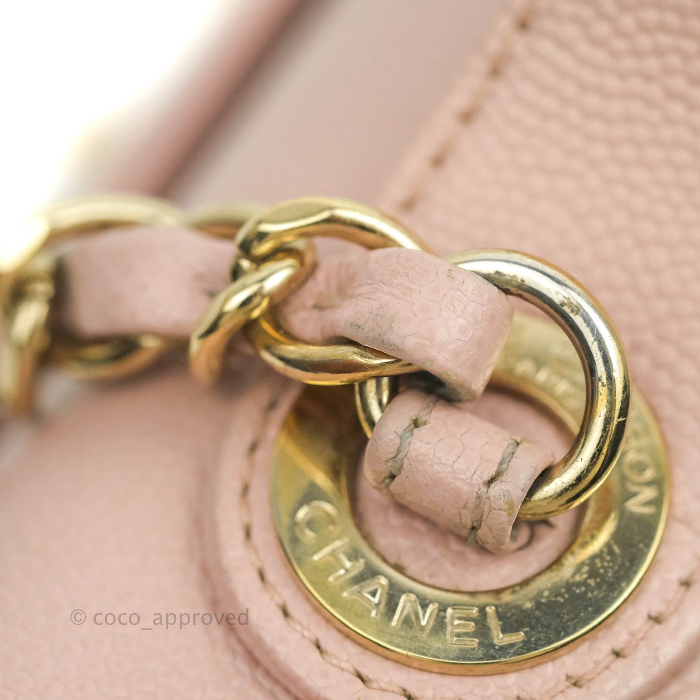 Chanel Quilted Medium Business Affinity Flap Pink Caviar Gold Hardware